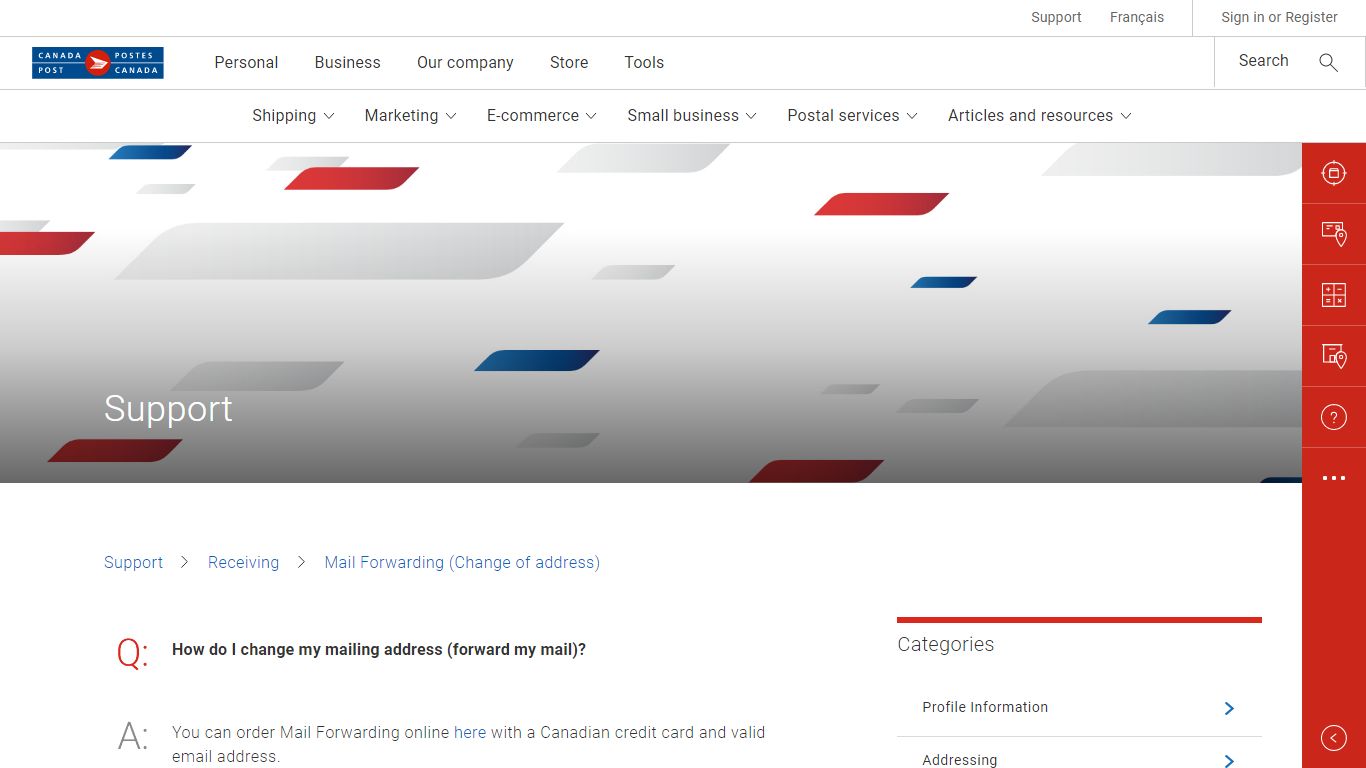 How can I change my mailing address or forward my mail - Canada Post